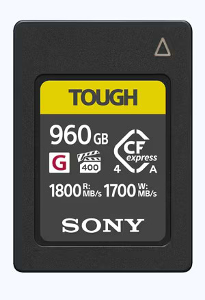 Карта памяти Sony CFexpress Type A 960GB R1800/W1700 Tough (CEAG960T.CE7)